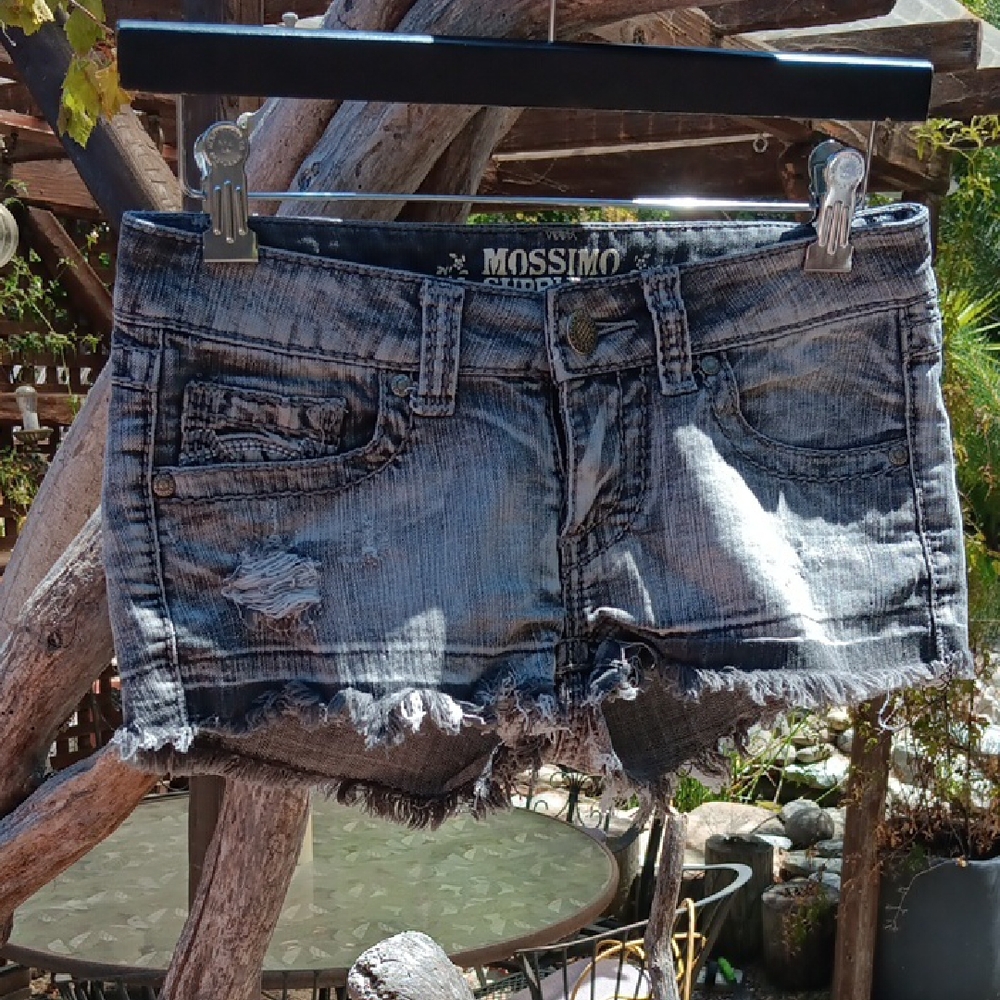 Mossimo Supply Co. Women's Faded Black Jean Shorts